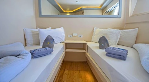 Cabine jumelle - Pont inférieur