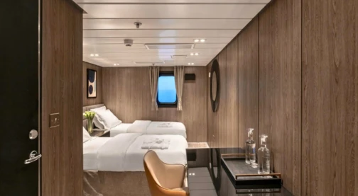 Cabinas dobles de lujo - Proa del barco