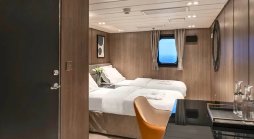 Cabinas dobles de lujo - Proa del barco