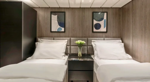 Cabinas dobles de lujo - Proa del barco