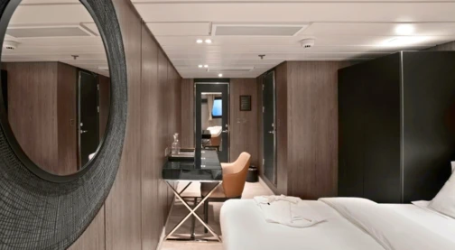 Cabinas dobles de lujo - Proa del barco