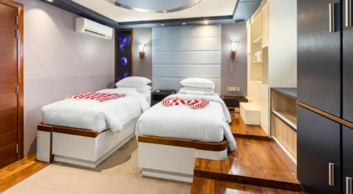 Double or twin cabin - Lower deck