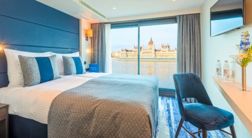 Cabine double avec balcon – Pont intermédiaire avant