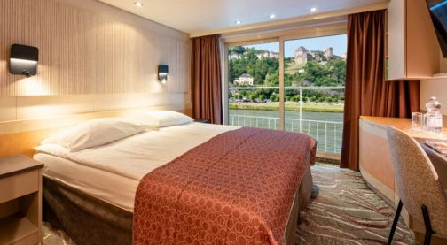 Doppelkabine mit Balkon – Oberdeck achtern