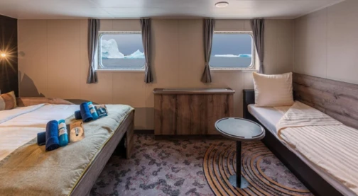 Cabine double supérieure
