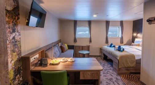 Cabine double supérieure