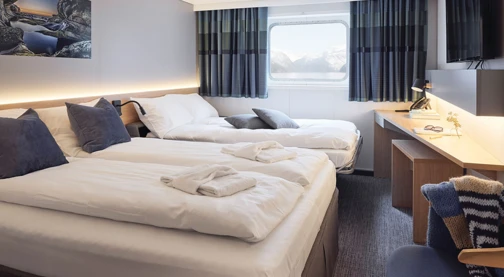 Cabine double supérieure