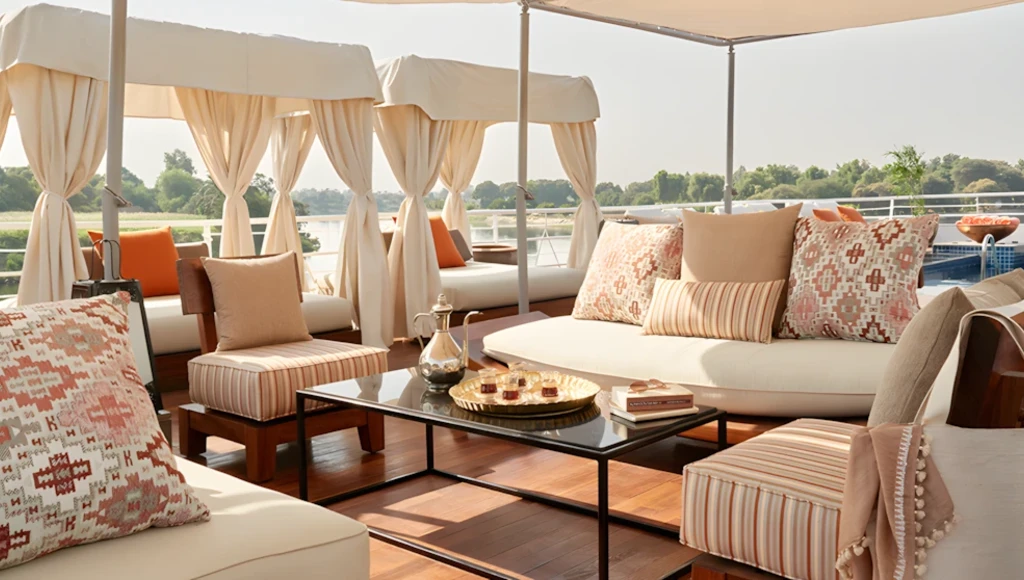 Prestigious cruise on the Nile between Aswan and Luxor