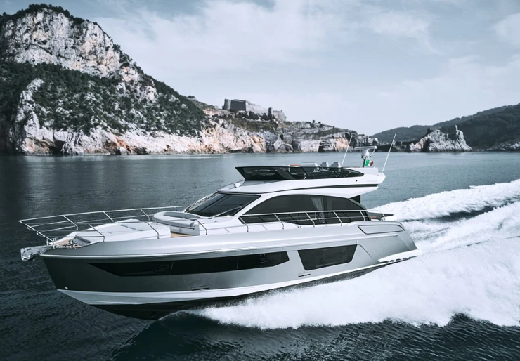 Azimut 53 Fly Mitan Marina | White
