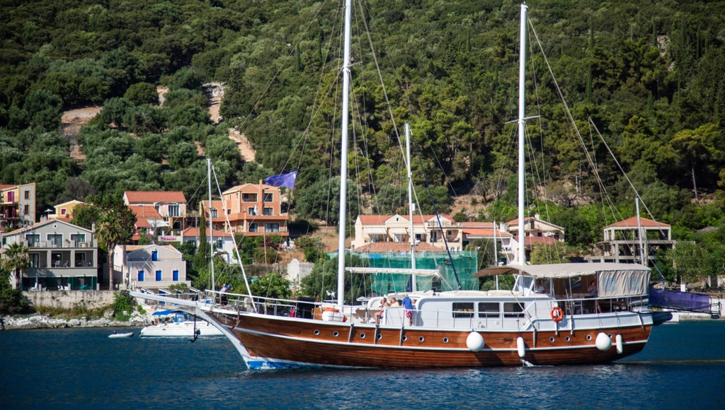 Navigation en goélette dans les plus belle îles de la Mer Ionienne : Zante, Lefkas, Ithaque et Céphalonie
