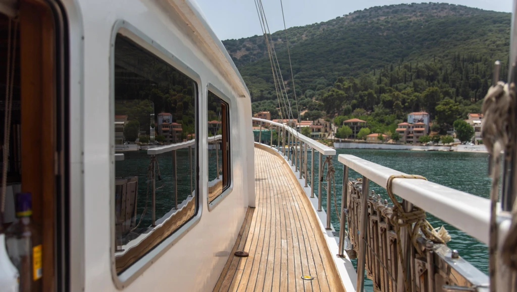 Navigation en goélette dans les plus belle îles de la Mer Ionienne : Zante, Lefkas, Ithaque et Céphalonie