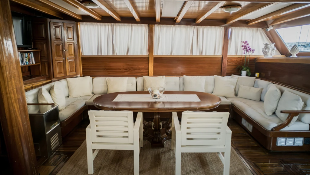 Naviga a bordo di un sontuoso caicco esclusivo alla scoperta delle Isole Eolie, a nord della Sicilia