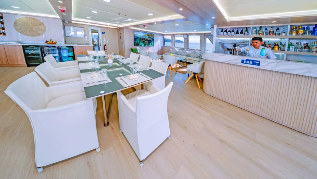 5-tägige Katamaran-Odyssee auf den Galápagosinseln: Vulkanstrände, Leguane und Seelöwen