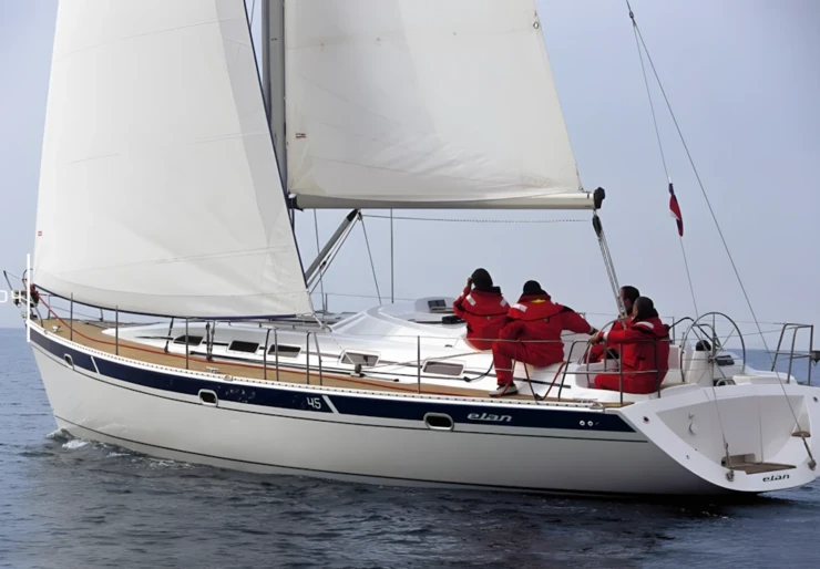 Elan 45 Lefkas harbour | Nafsika