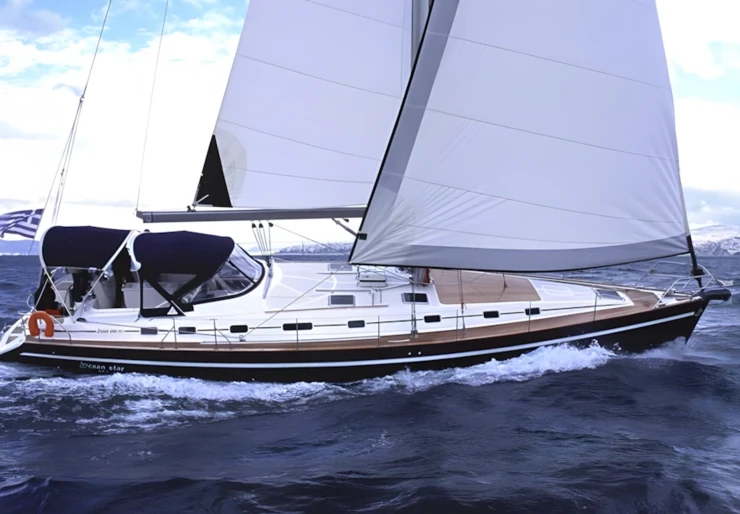 Ocean Star 51.2 Lavrion harbour | Silver Star (refit 2021)