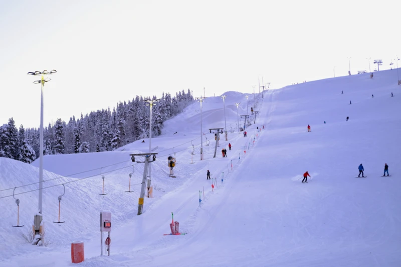 La plus grande station de ski de Finlande