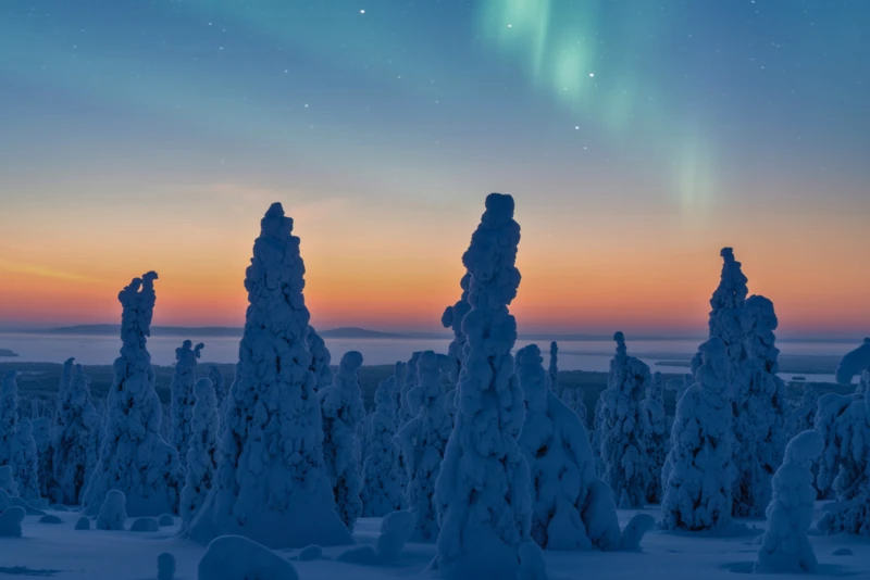 Nuits arctiques sous la magie de la Kaamos