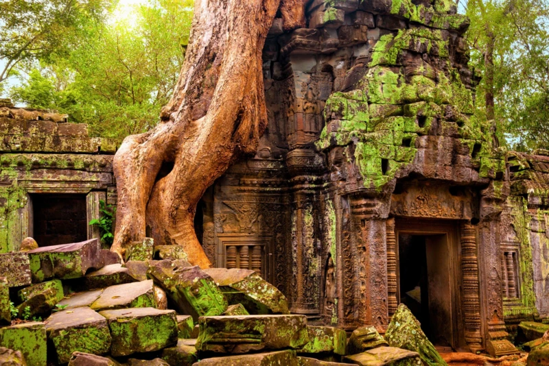 Temples khmers et héritage ancestral