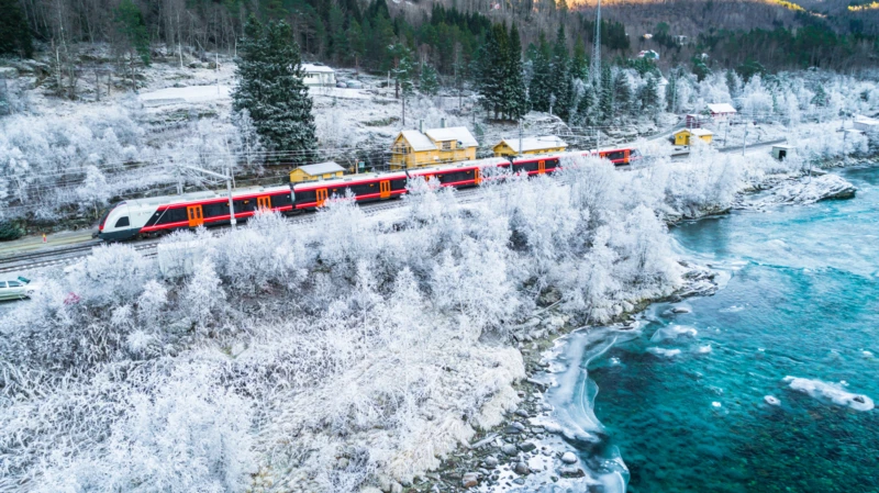 Voyage ferroviaire au cœur des paysages norvégiens